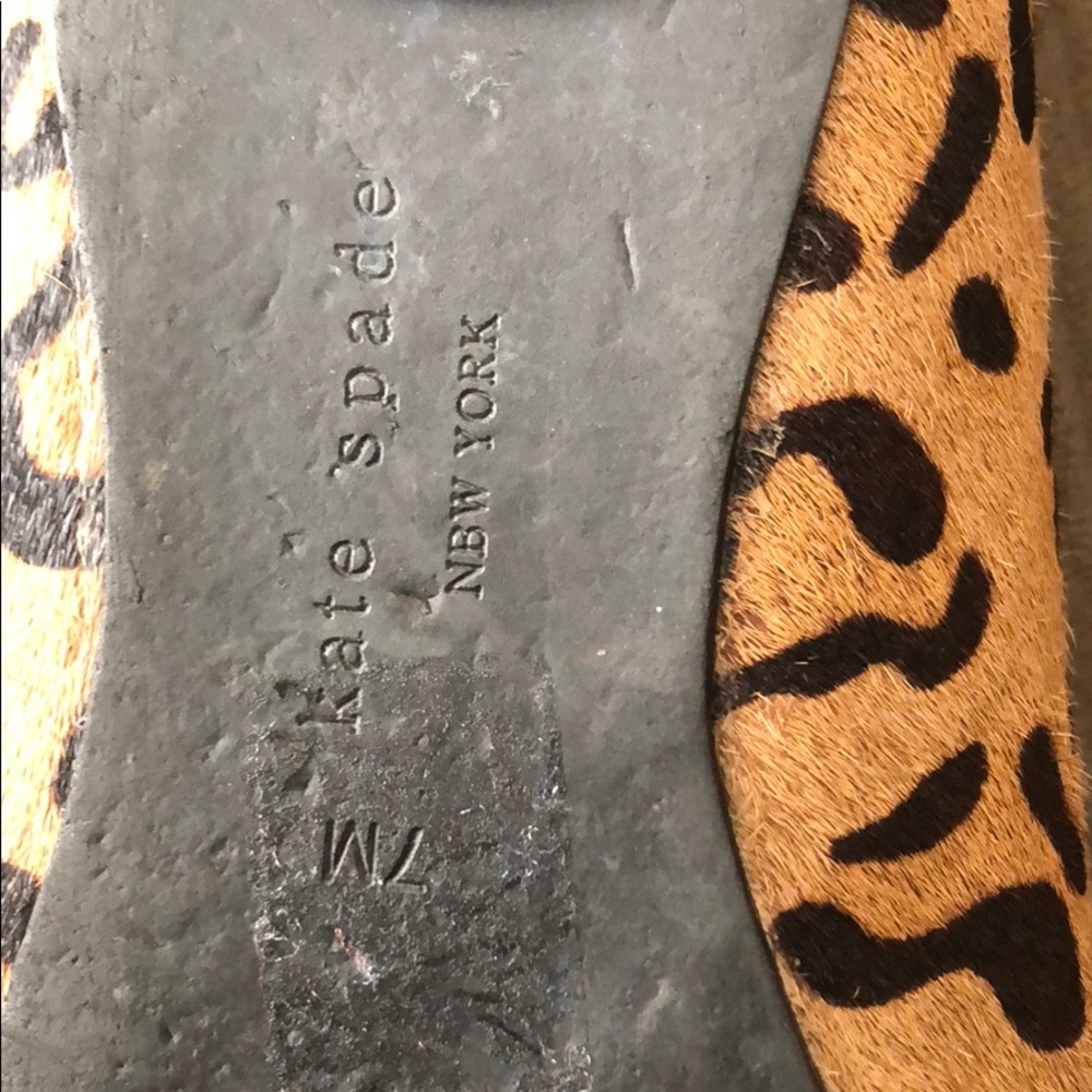 Leopard Print Kate Spade Flats - Picture 4 of 5